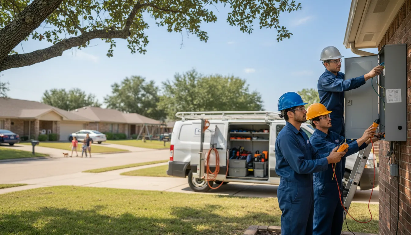 Certified electrician providing emergency electrical services in Frontenac, MN